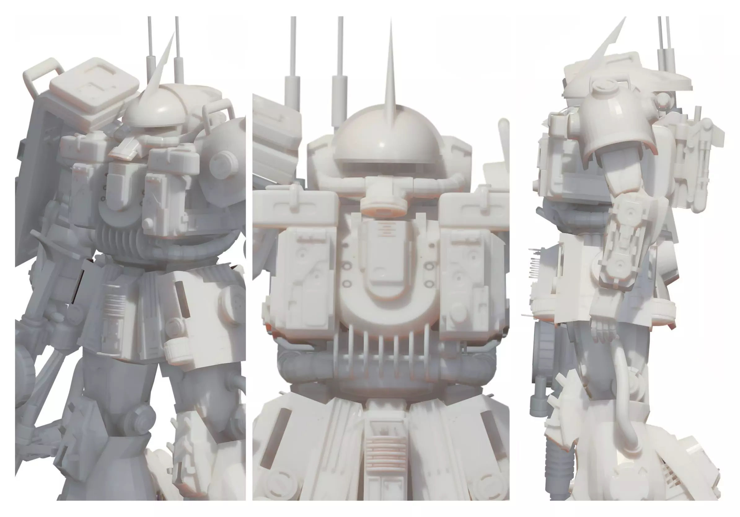 Zaku Full Armor 3D print model