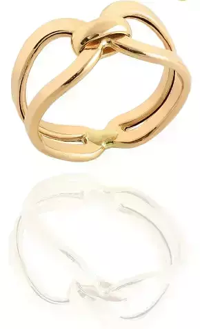 Golden Loop Ring