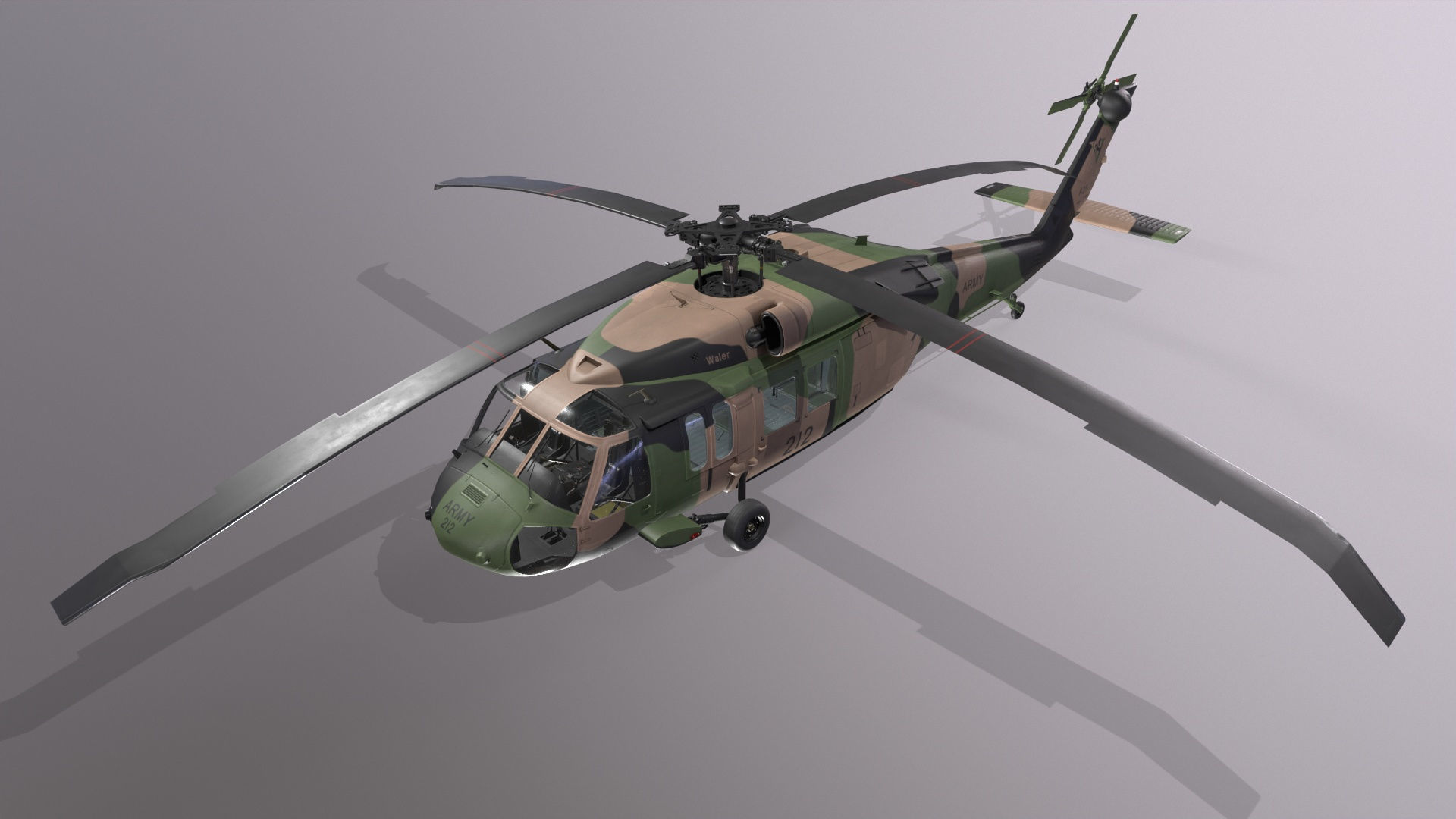 Helicopters Black Hawk UH-60 Collection _18