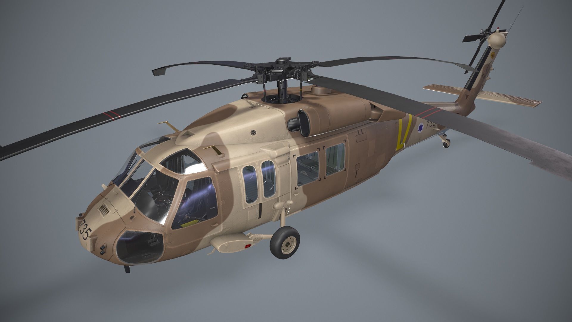 Helicopters Black Hawk UH-60 Collection _30