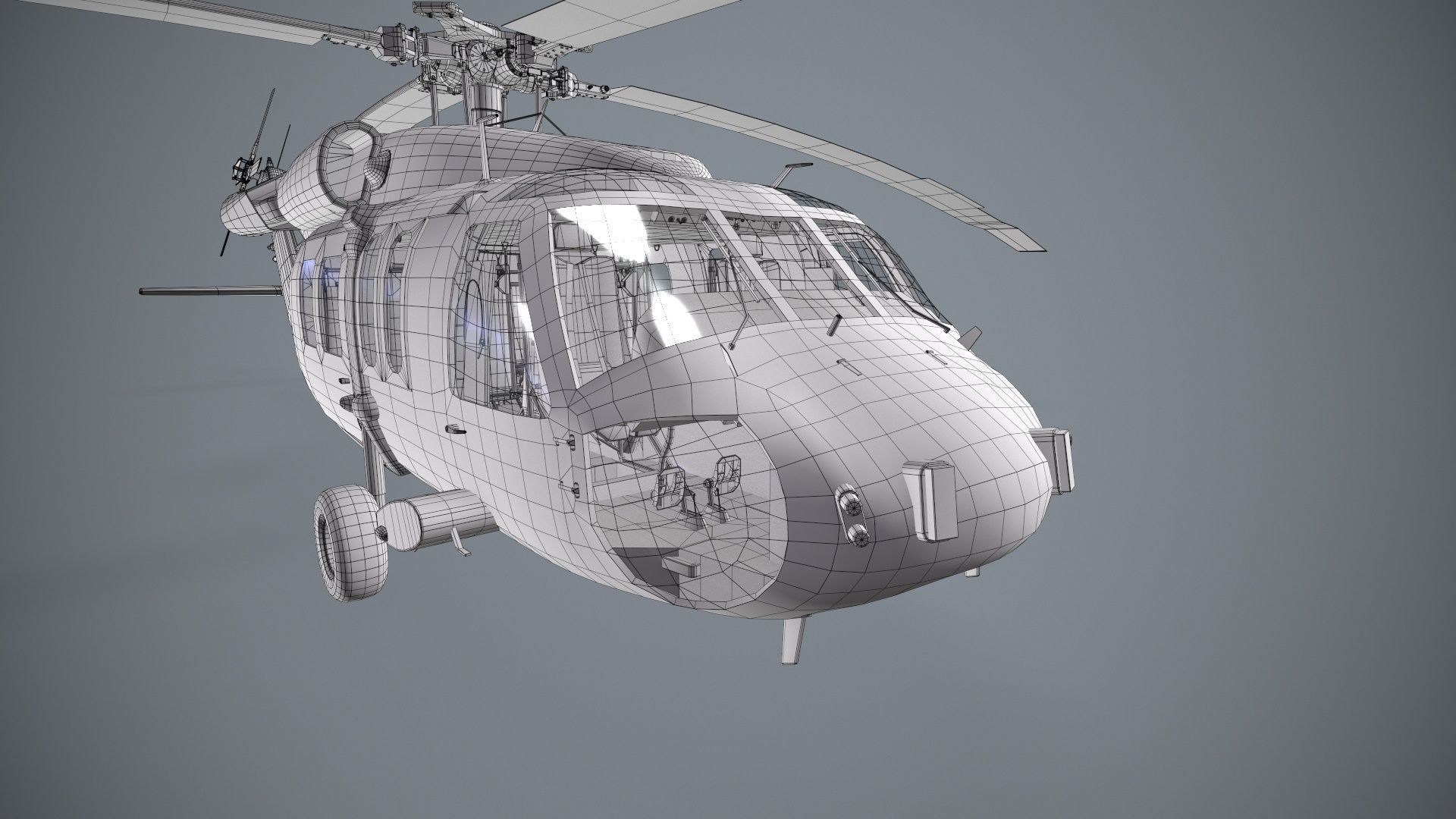 Helicopters Black Hawk UH-60 Collection _49