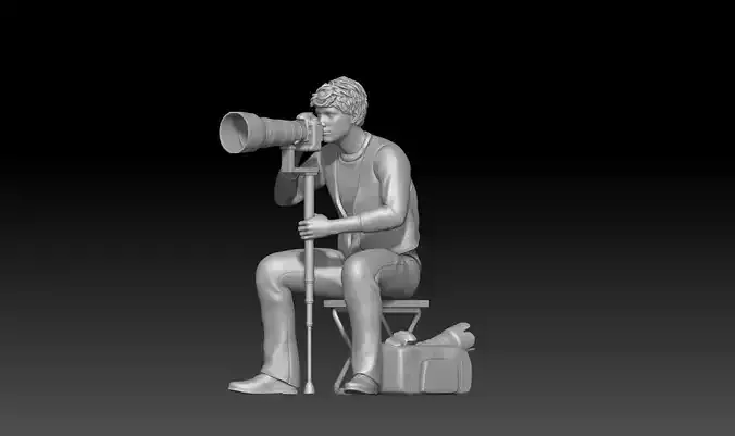 photographer f1 2025 boy 4 3D print model