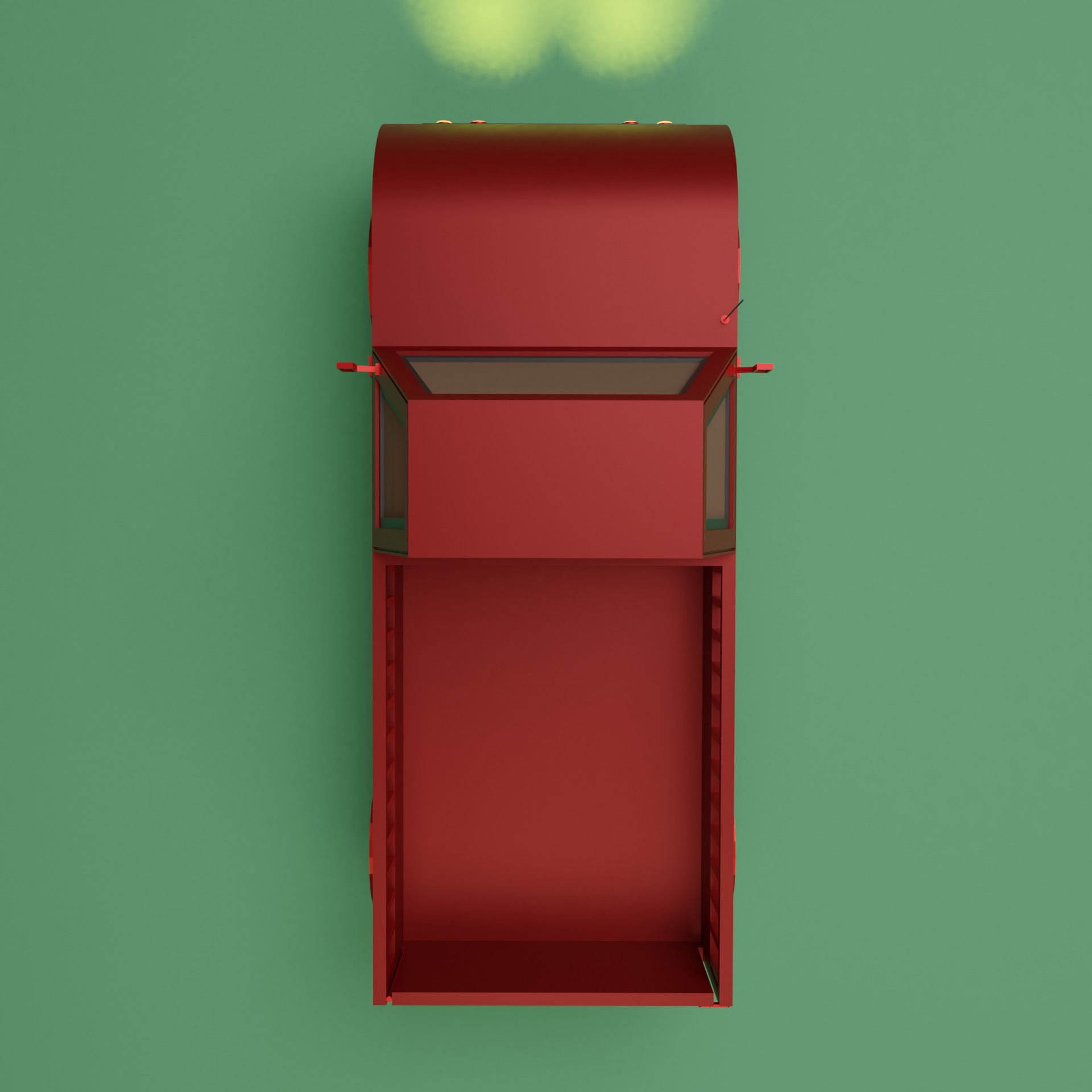 Lowpoly Car 2 Low-poly 3D model_2