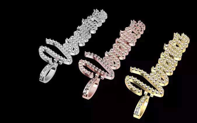 Veronica Name pendant