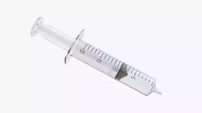 Syringe - 3D Medical Instrument