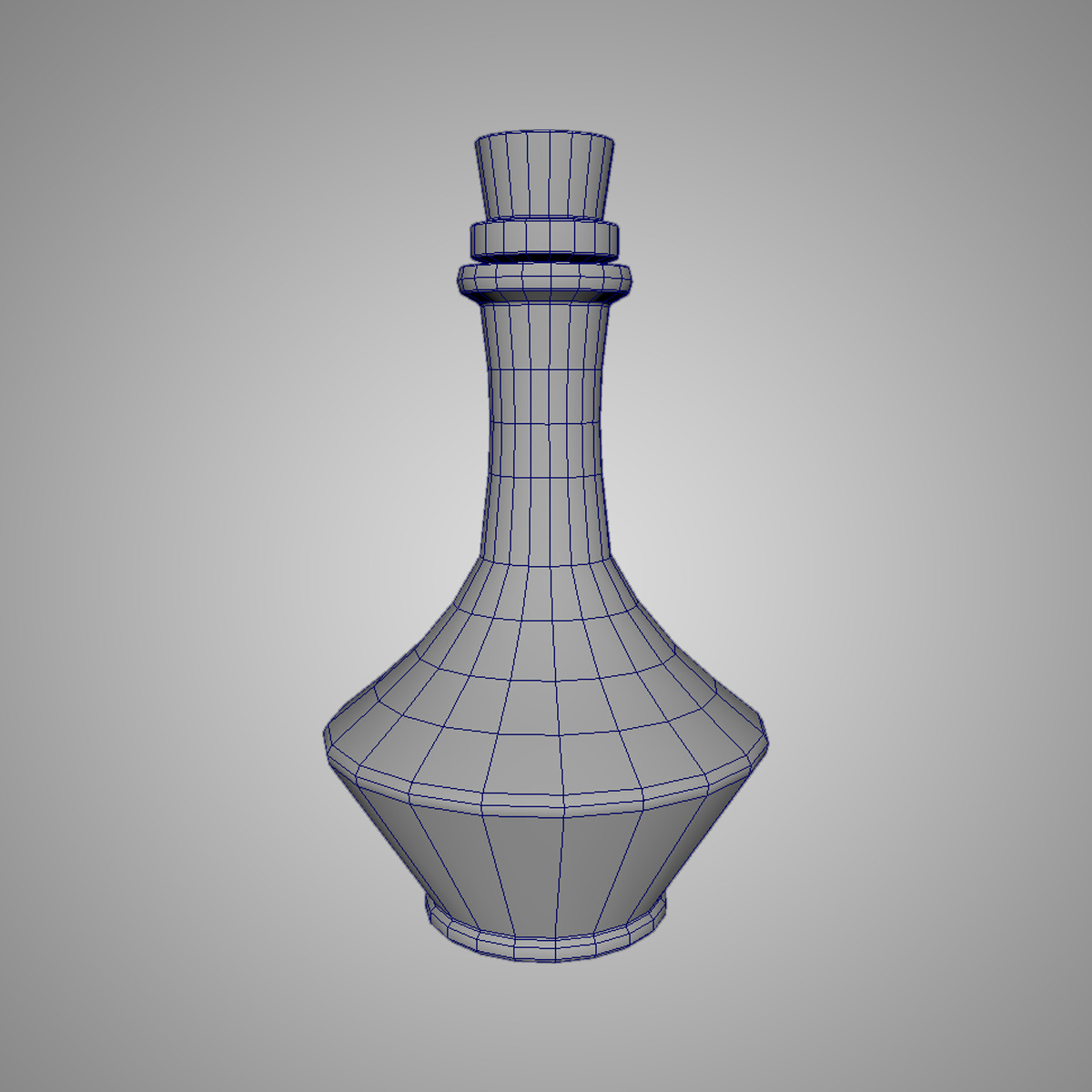 Fantasy Potion Shadow Draught Purple Arcane PBR Game Ready Low-poly 3D model_4