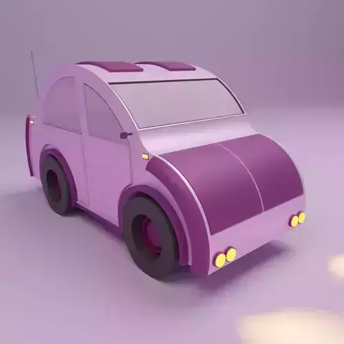 Lowpoly Car 5 Low-poly 3D model