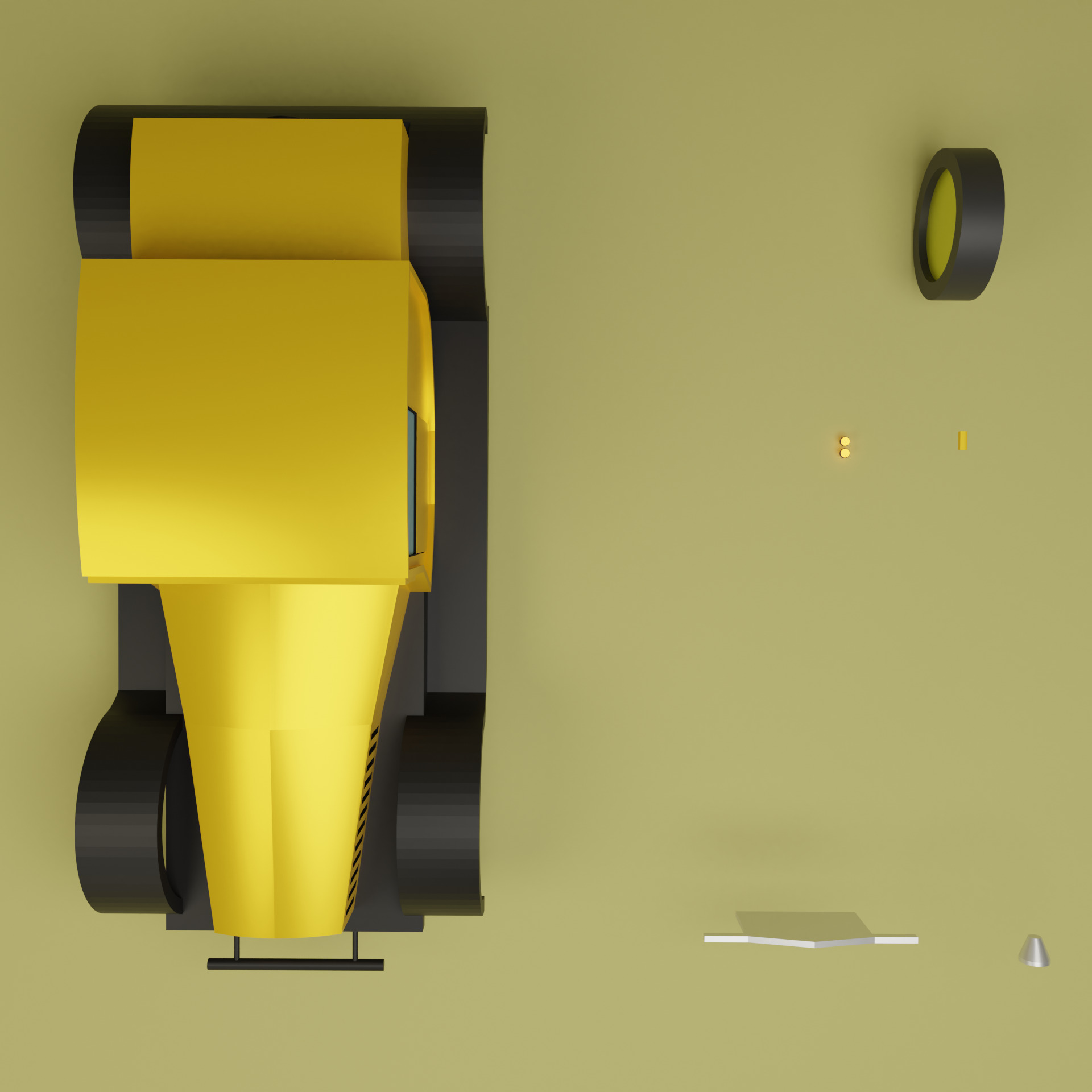 Lowpoly Car 6 Low-poly 3D model_5