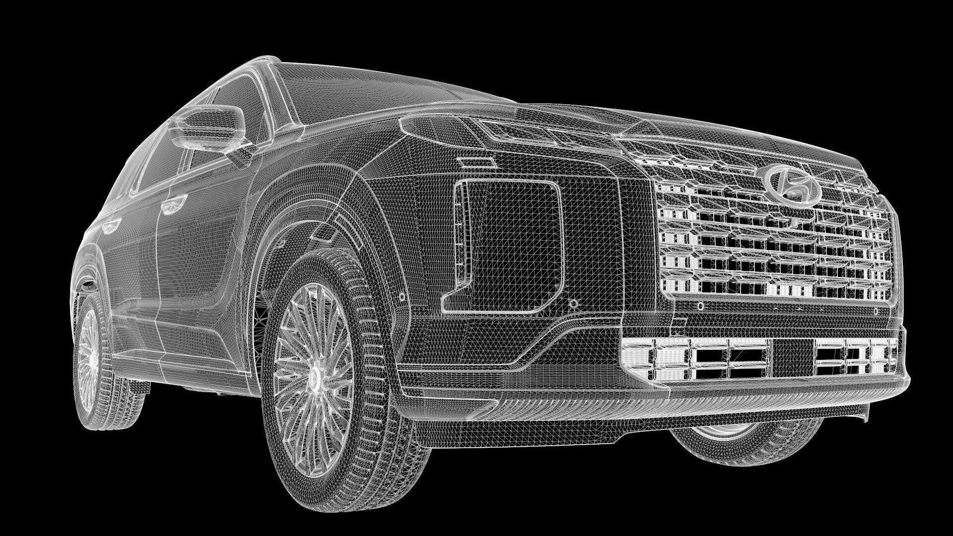 Hyundai Palisade 2024 SUV -photoreal-Vray-Redshift-Unreal-lights 3D model_21