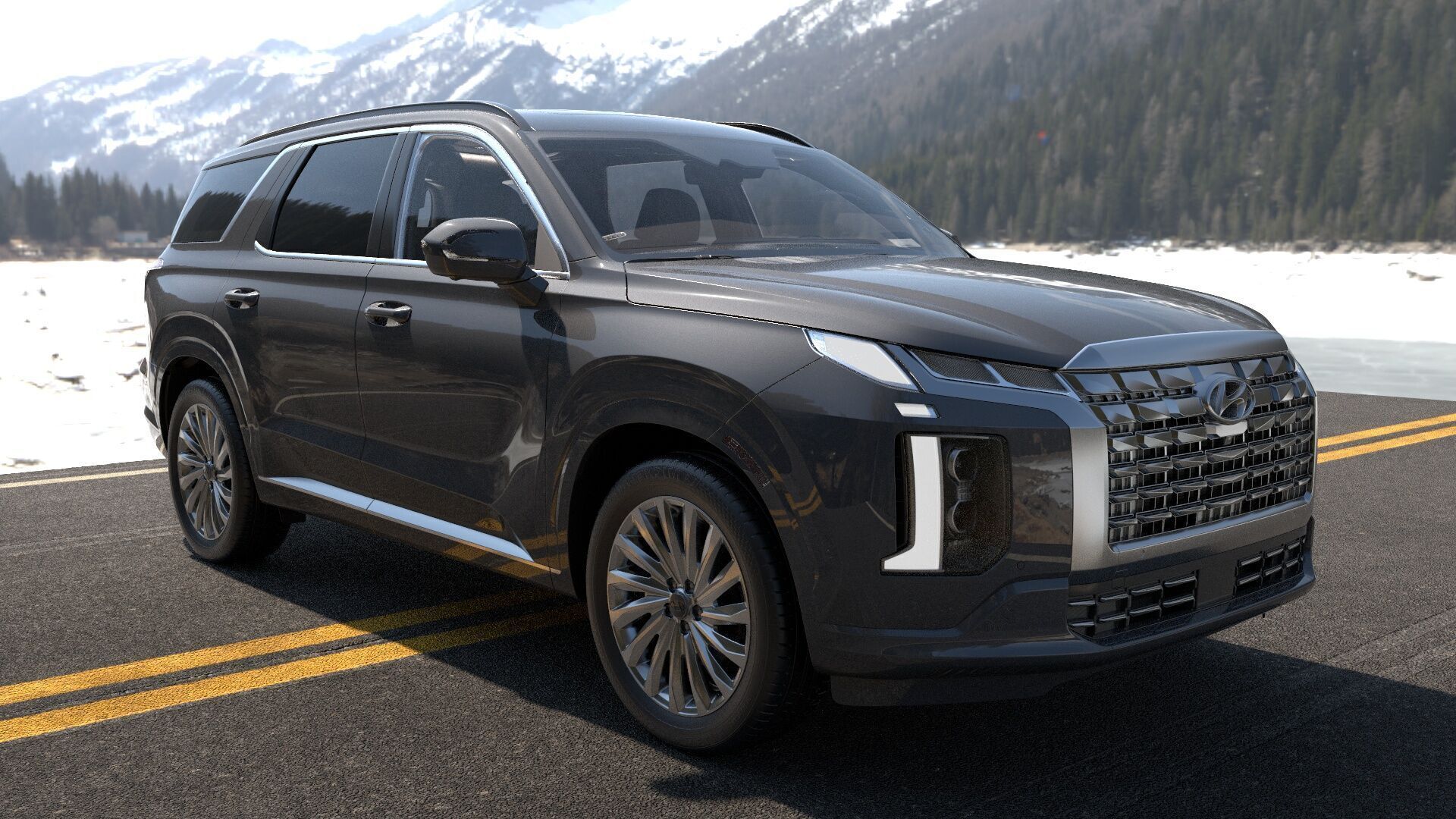 Hyundai Palisade 2024 SUV -photoreal-Vray-Redshift-Unreal-lights 3D model_18