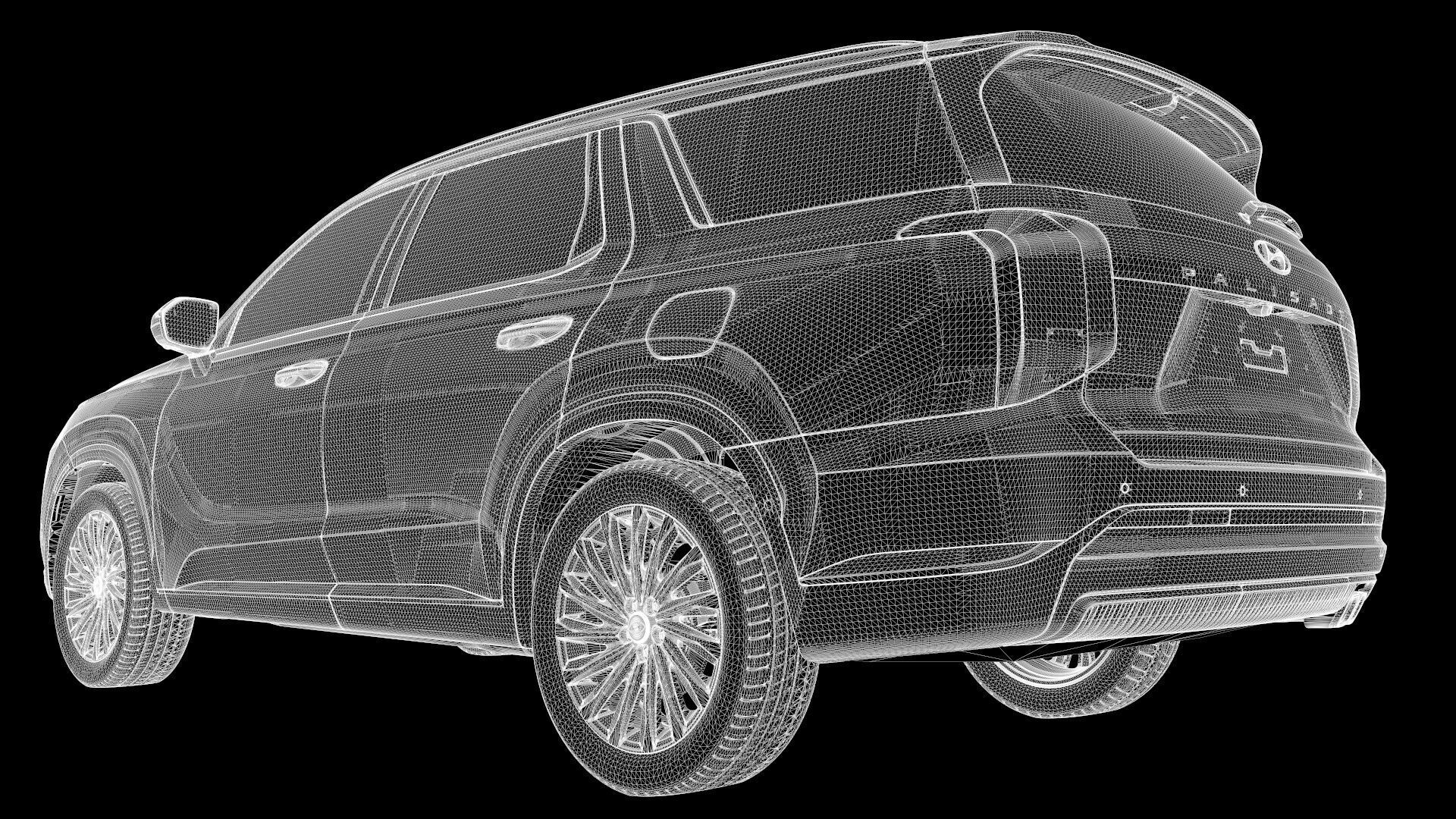 Hyundai Palisade 2024 SUV -photoreal-Vray-Redshift-Unreal-lights 3D model_20