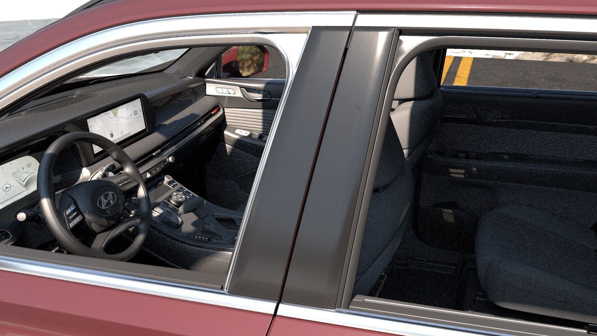 Hyundai Palisade 2024 SUV -photoreal-Vray-Redshift-Unreal-lights 3D model_11