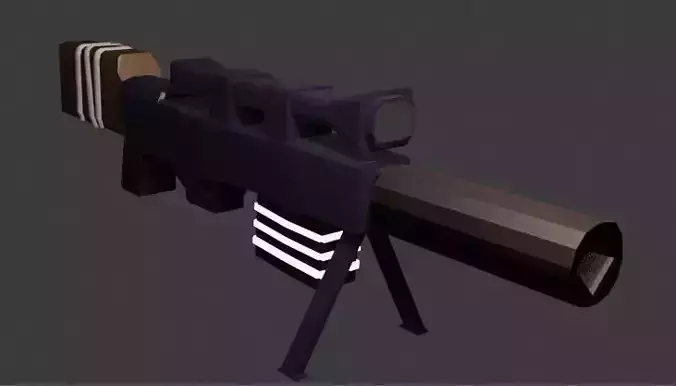 Gun of the future 3D model