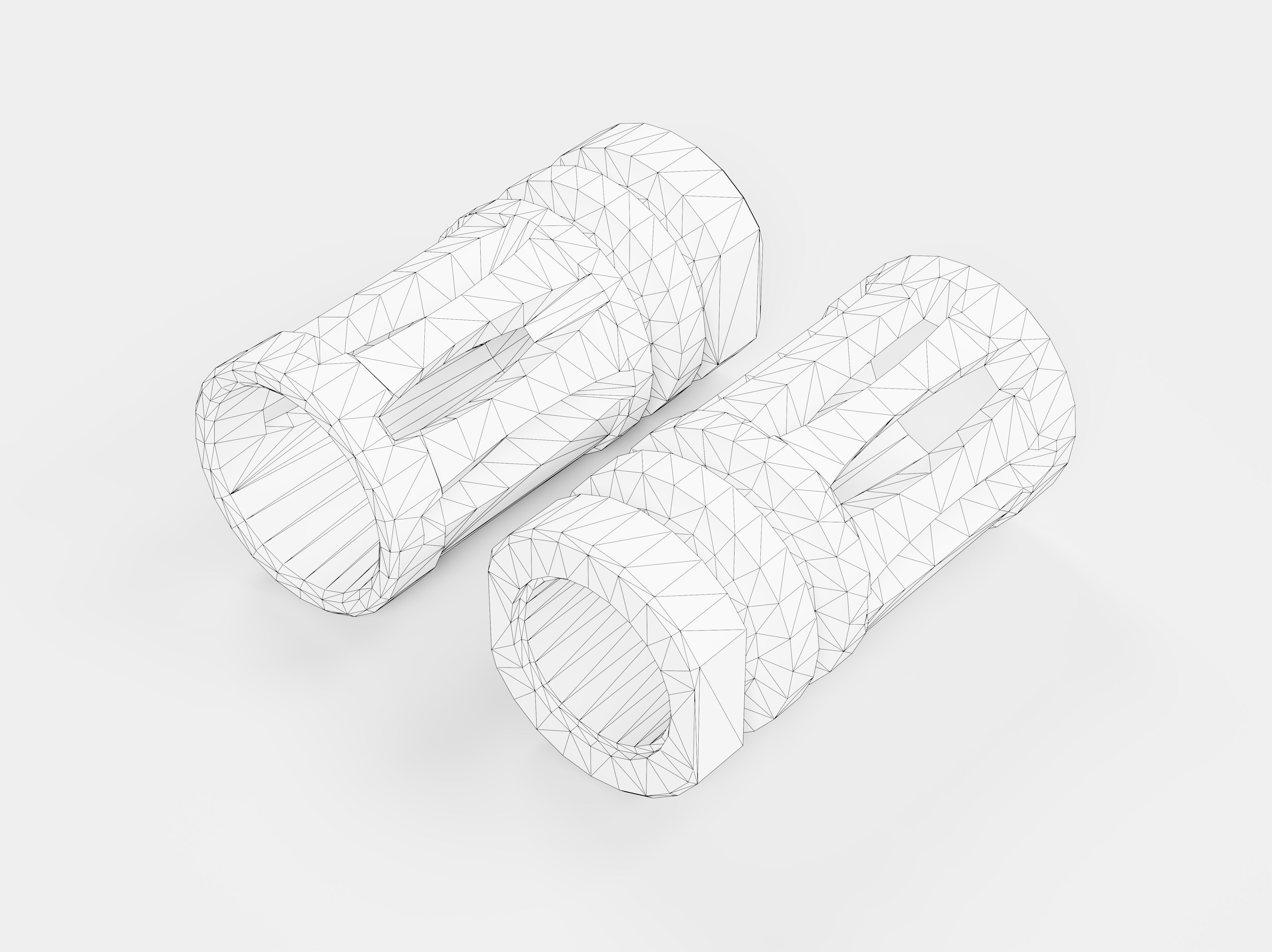 A2 Birdcage Flash Hider 5 56 and 223 Low-poly 3D model_6