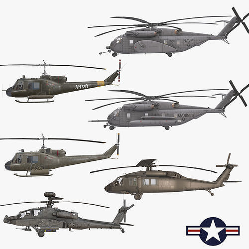 United States Army Helicopter Collection 