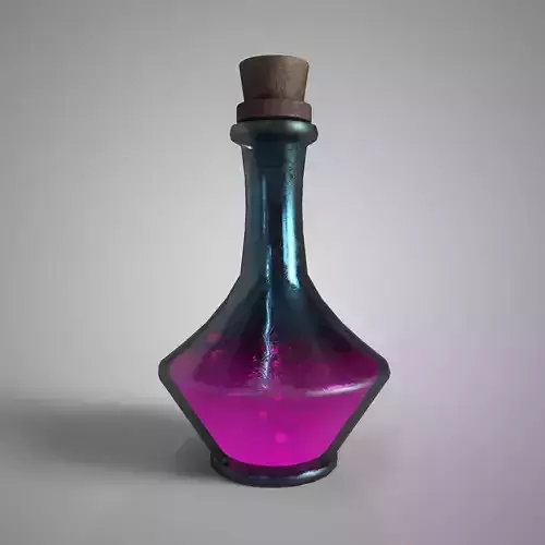 Fantasy Potion Enchanted Charmbrew Pink Potion PBR Game Ready
