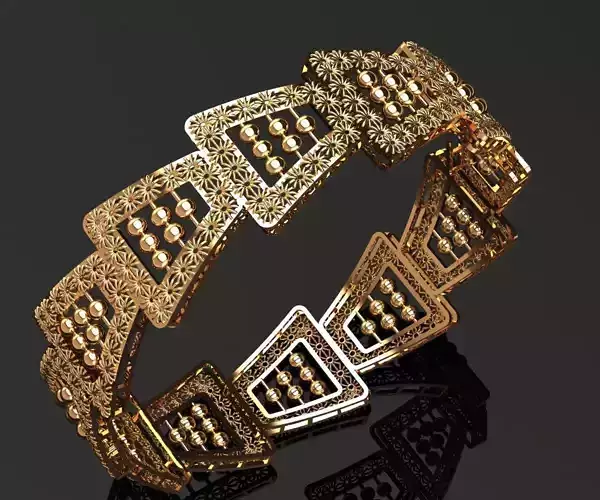 1101 Snake Bangle 63MM-30gm 3D print model