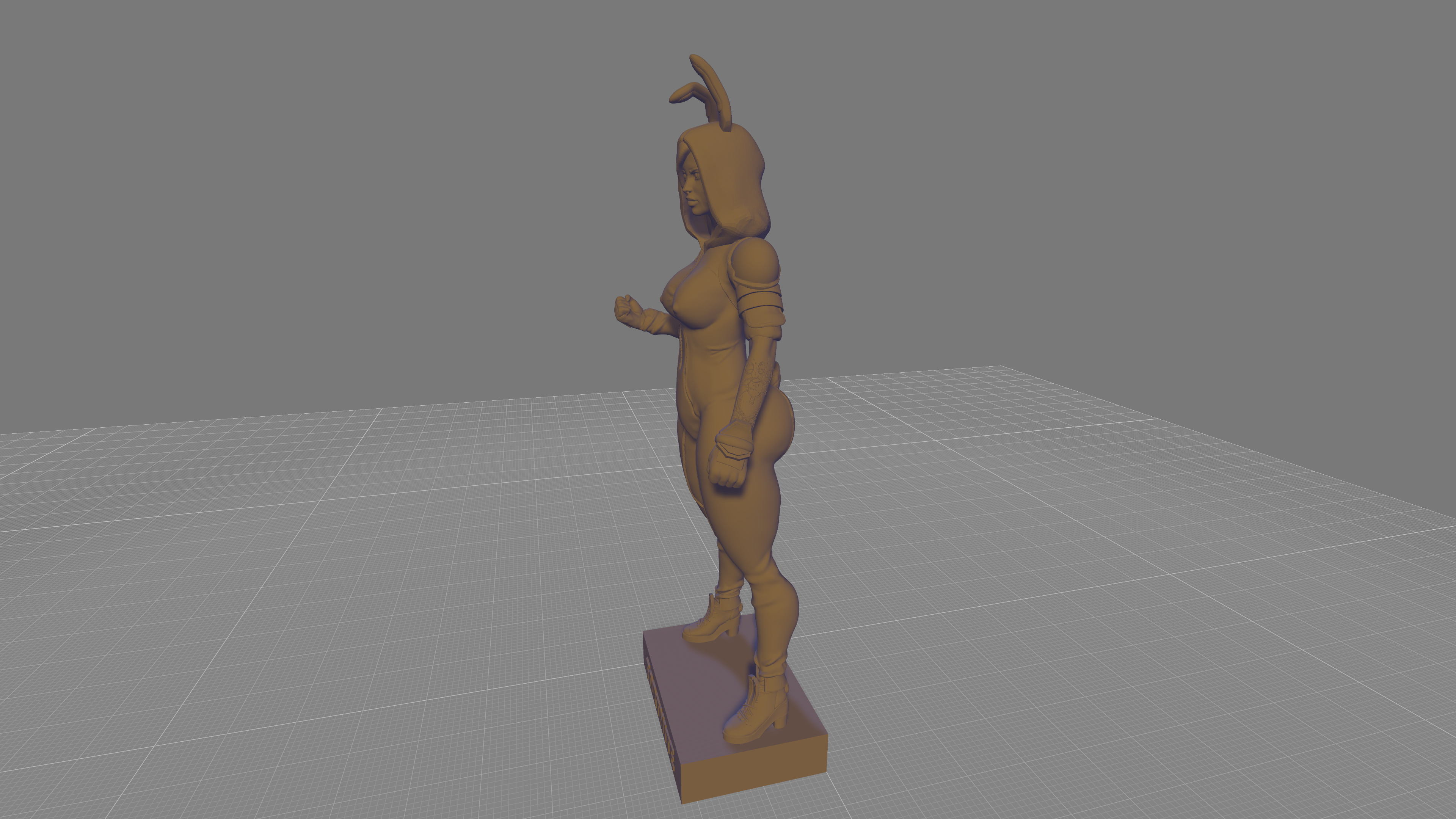Penny Fortnite Bunny Brawler STL - 3D Printable  3D print model_7