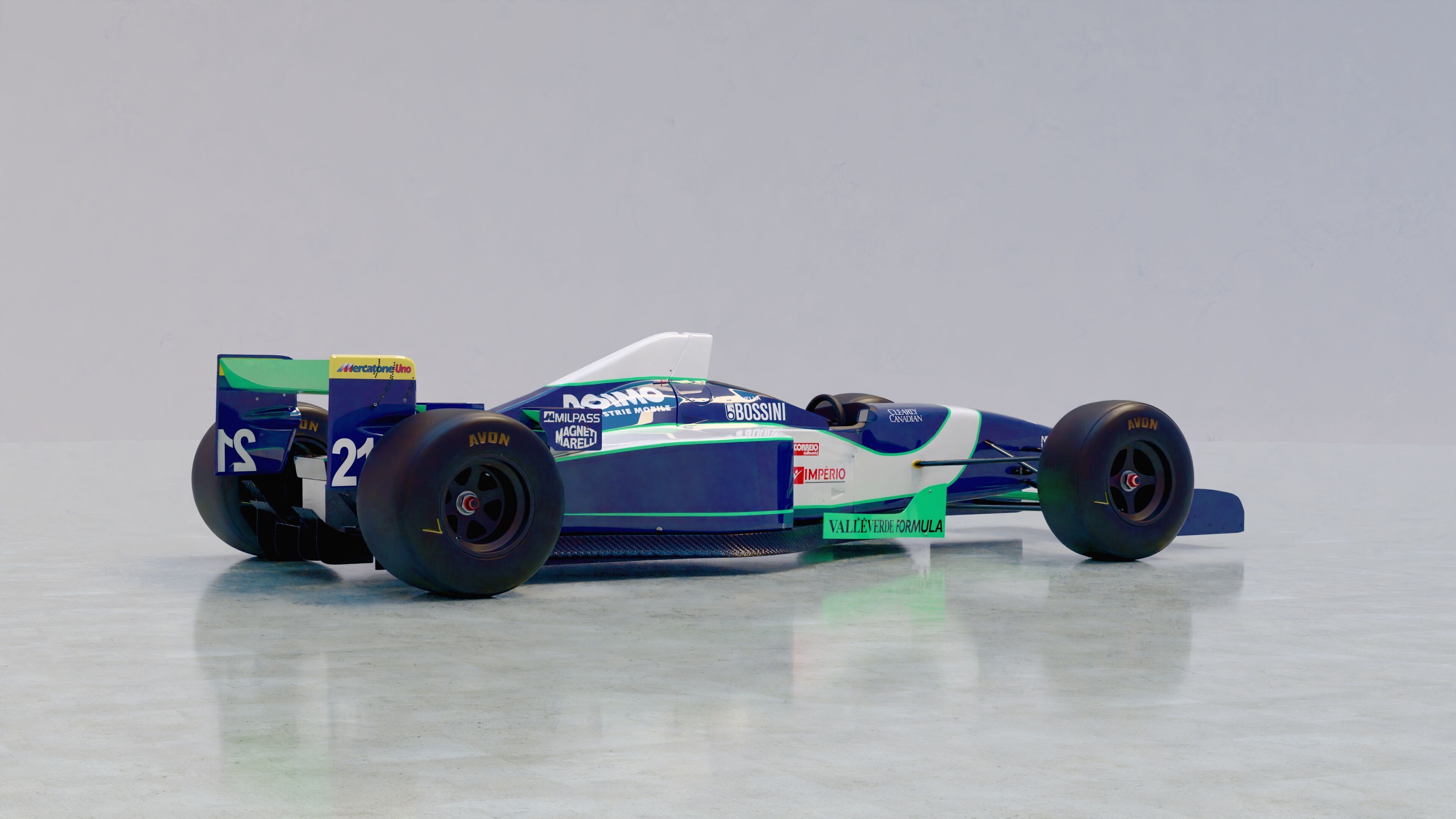 1996 Minardi M195B Formula 1 3D model_1