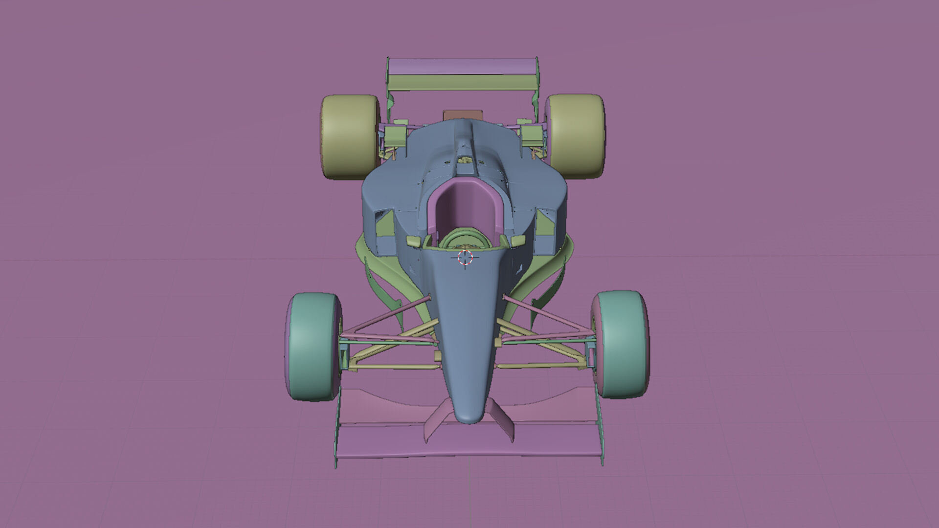 1996 Minardi M195B Formula 1 3D model_21