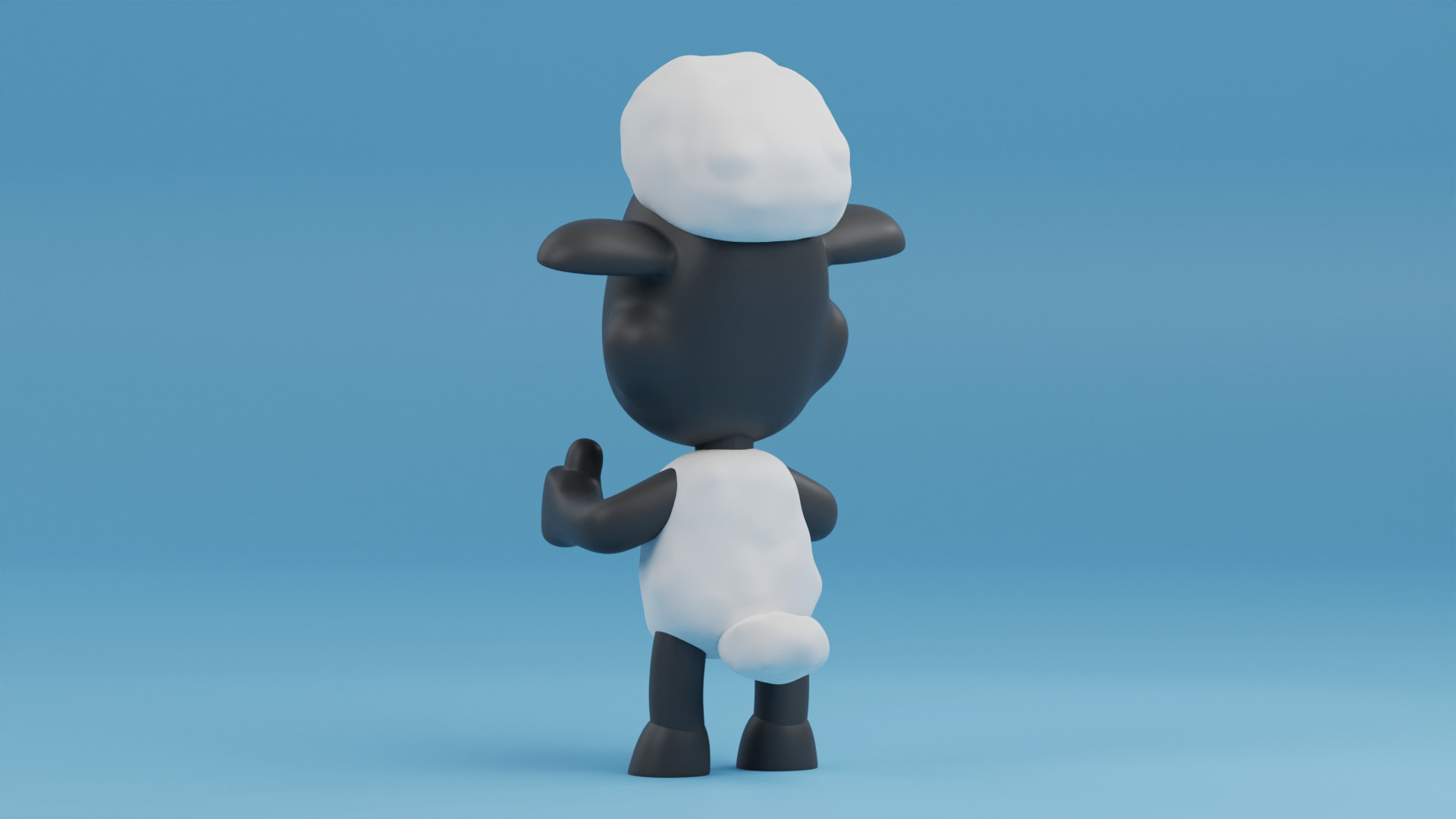 Shaun the Sheep funko pop from animated series Shaun the Sheep 3D print model_10