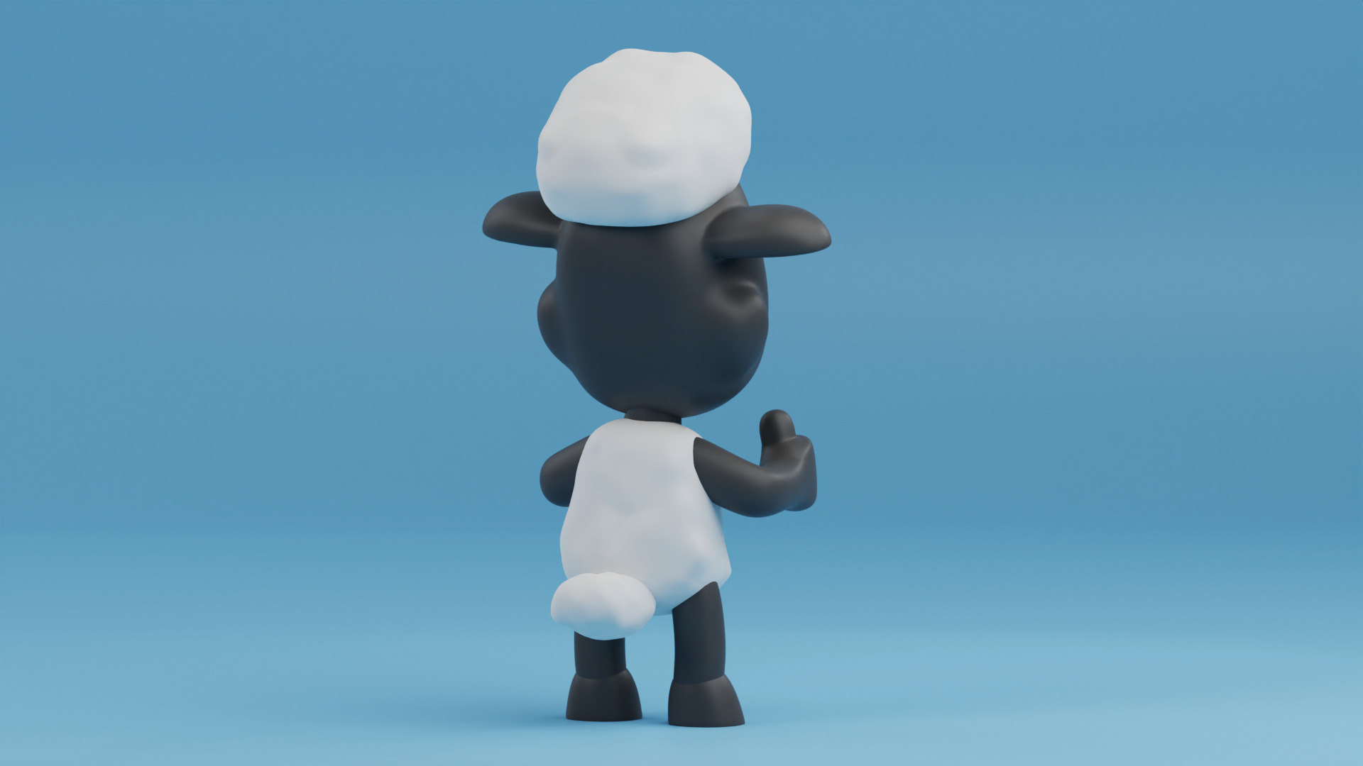 Shaun the Sheep funko pop from animated series Shaun the Sheep 3D print model_8