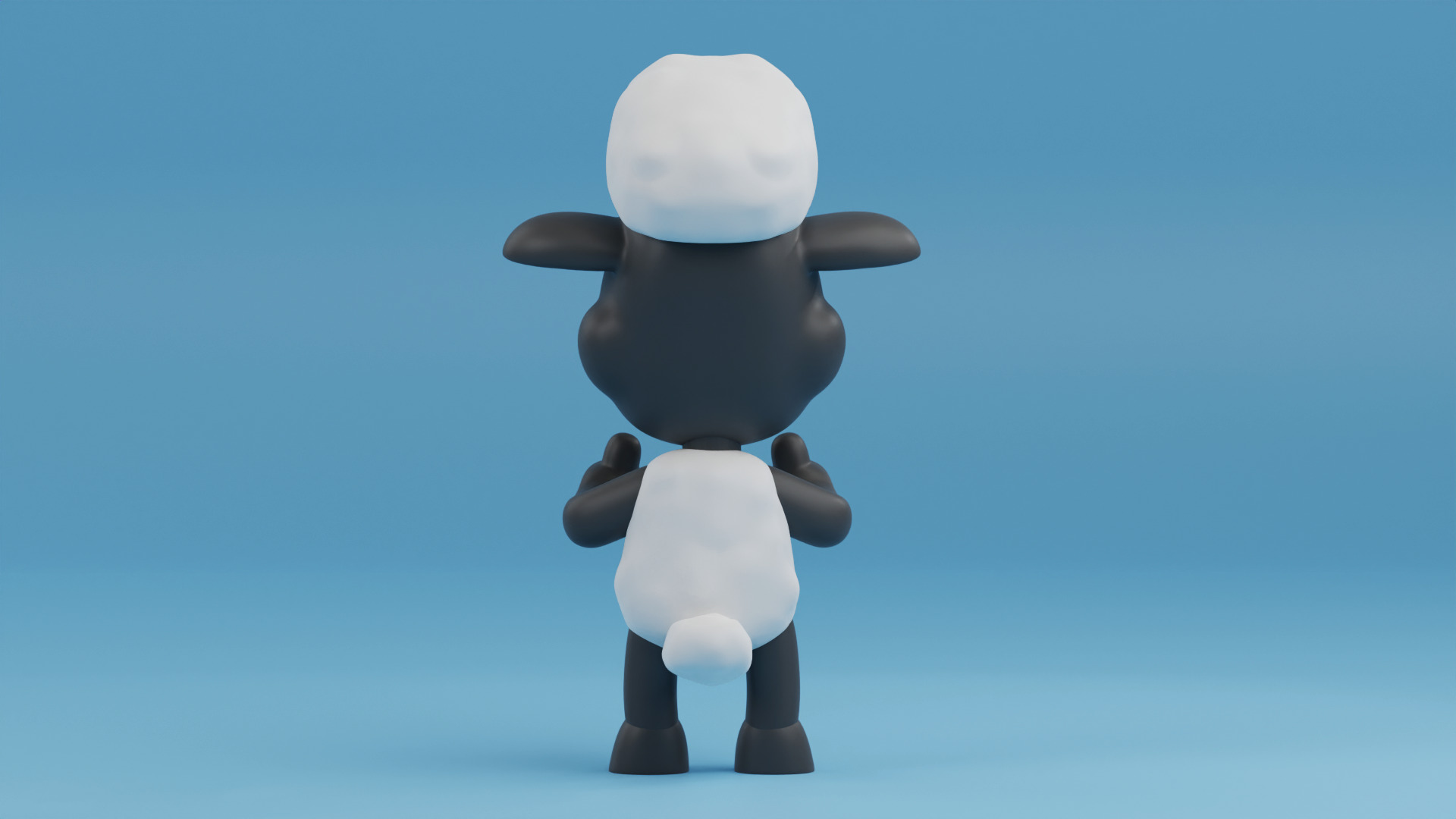 Shaun the Sheep funko pop from animated series Shaun the Sheep 3D print model_9