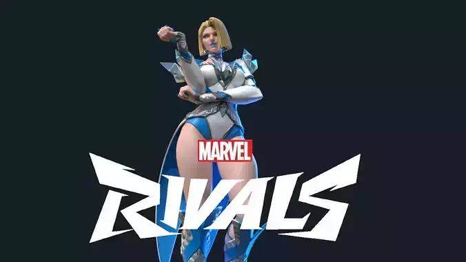 Emma Frost Marvel Rivals Statue for 3D Printing