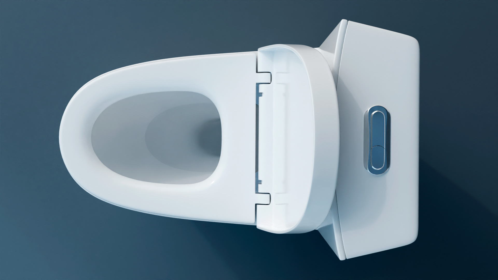 One-Piece Toilet 3D model_4