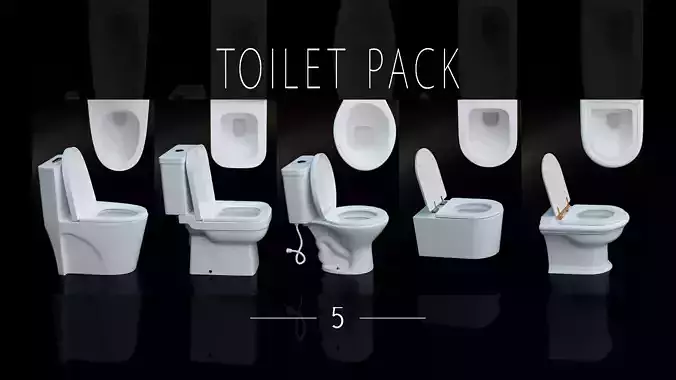 Toilet Bowl Pack 5