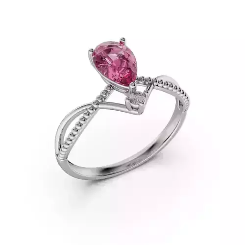 GEM 04 Ring Pear shape 11