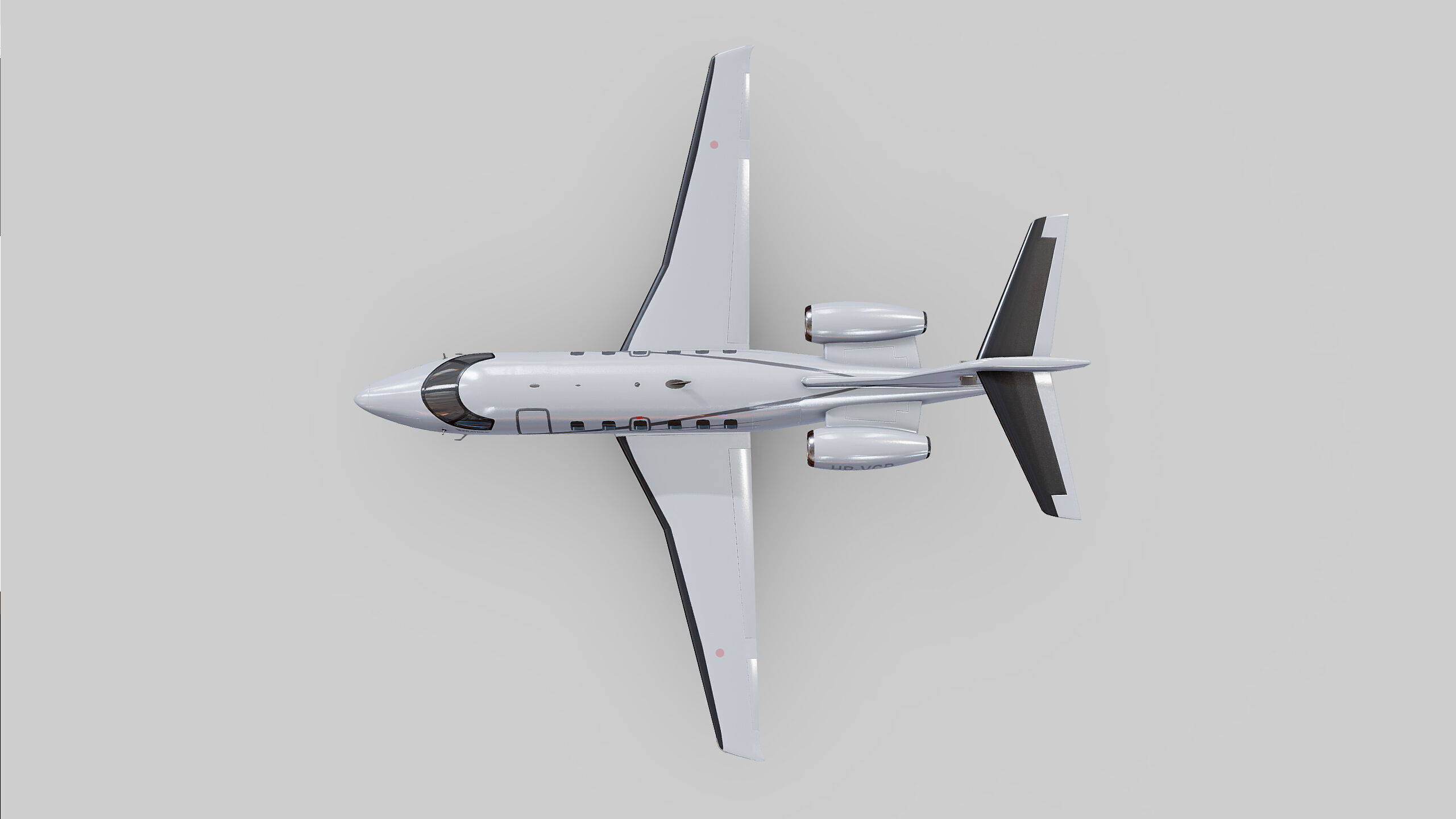 pilatus pc 24 Low-poly 3D model_3