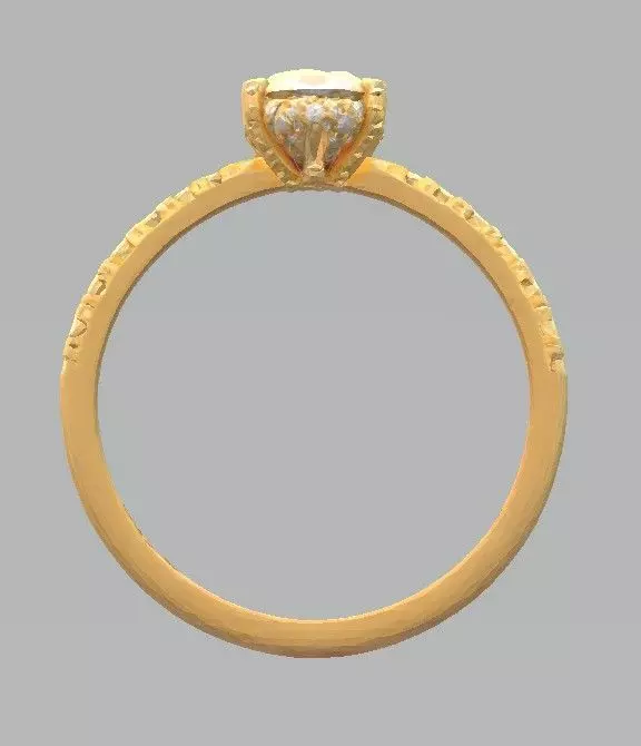 engagement ring 3D print model_0