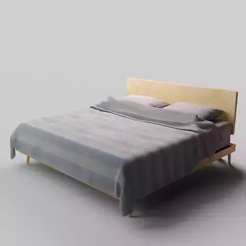 King Bed Light Golden