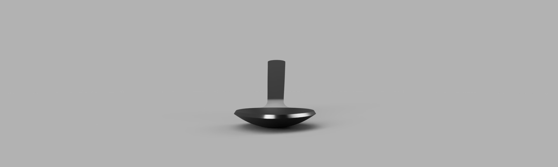 Modern Ergonomic Spoon 3D Printable STL 3D print model_4