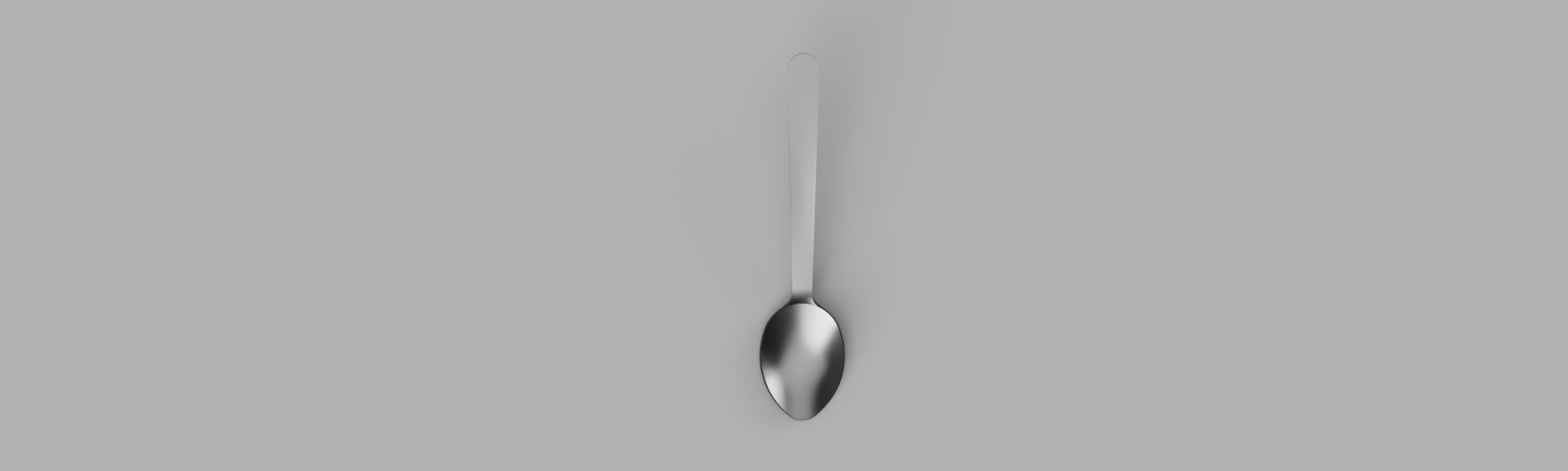 Modern Ergonomic Spoon 3D Printable STL 3D print model_1