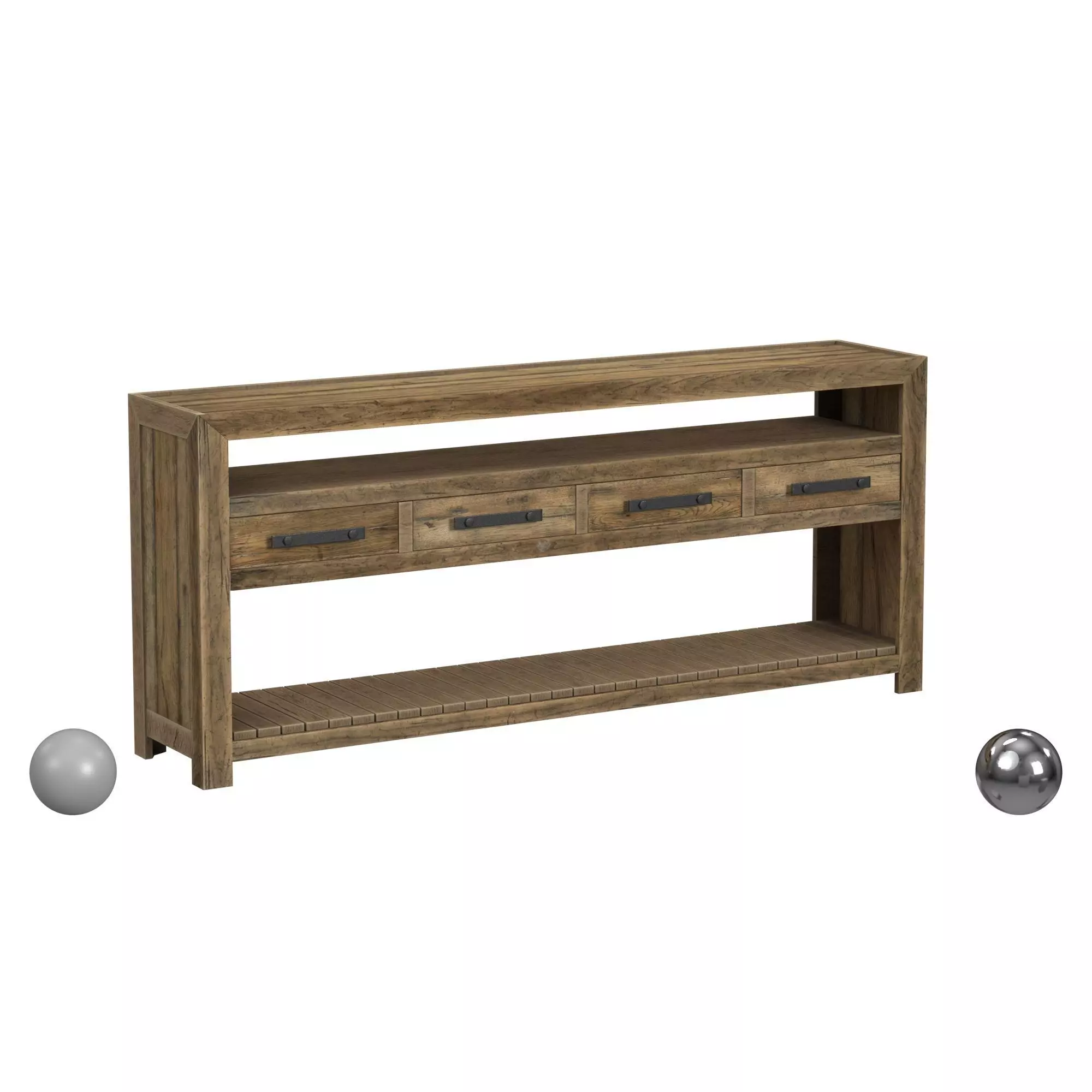 Hooker Furniture Occasional Tables Roslyn County Console Table 3D model_0