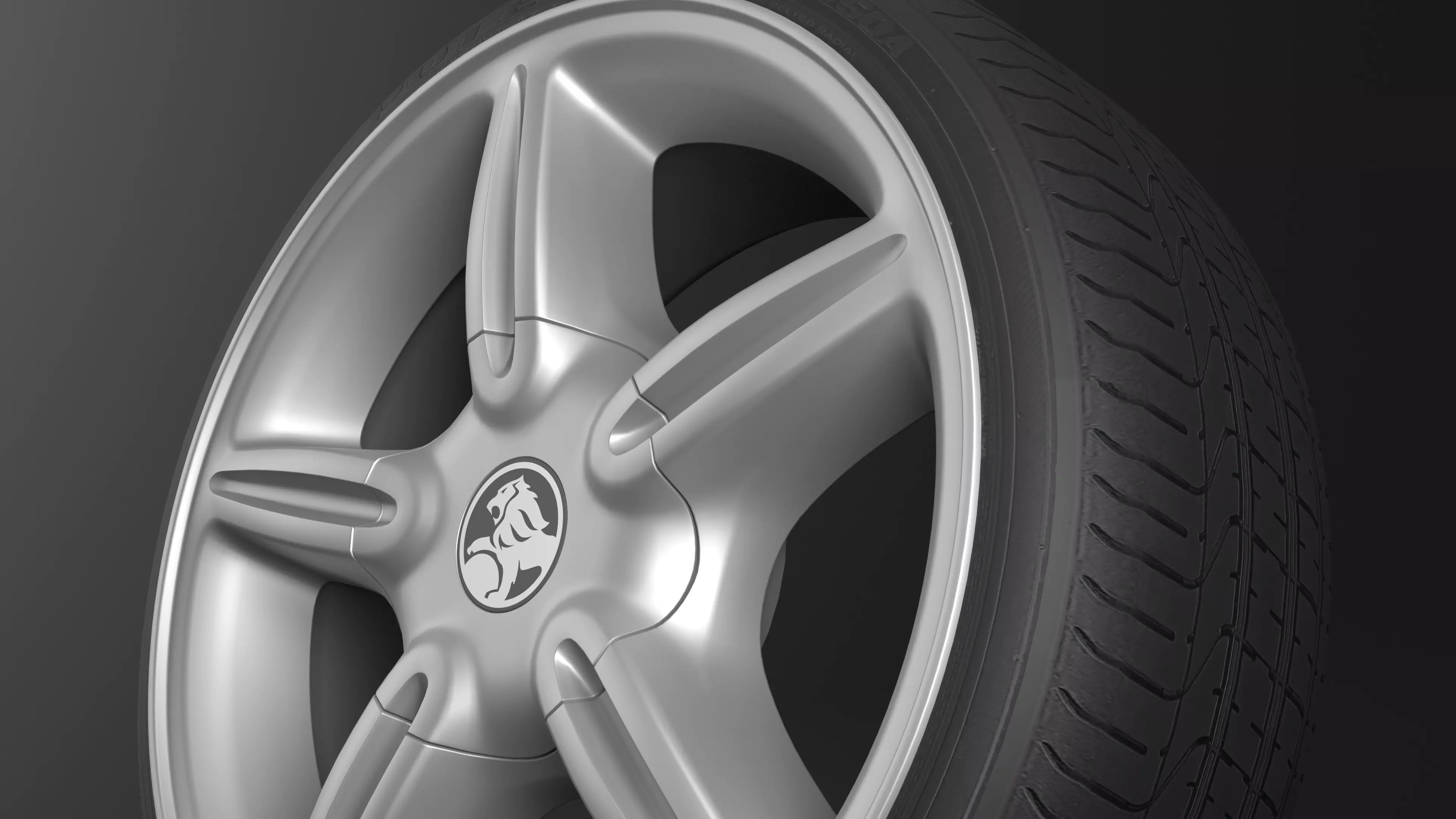 Holden VS SS Low-poly 3D model_0