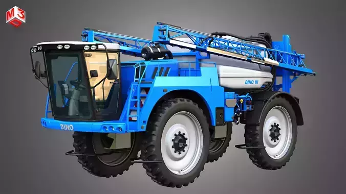 Dino3 Self-Propelled Sprayer - Open and Closed Arms 3D model
