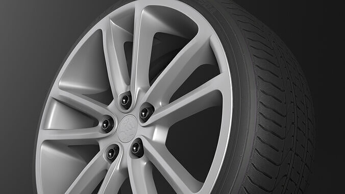 Holden Supersport Rims Low-poly 3D model