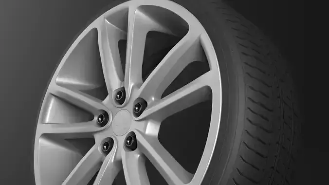 Holden Supersport Rims Low-poly 3D model