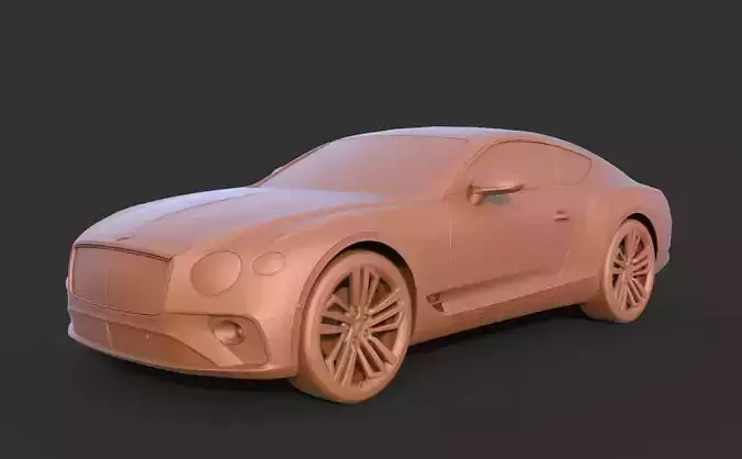 Bentley Continental 2018 3D print model