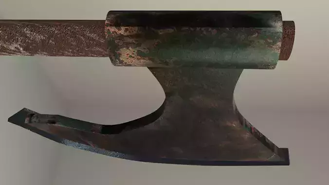 AXE model 3d  Low poly