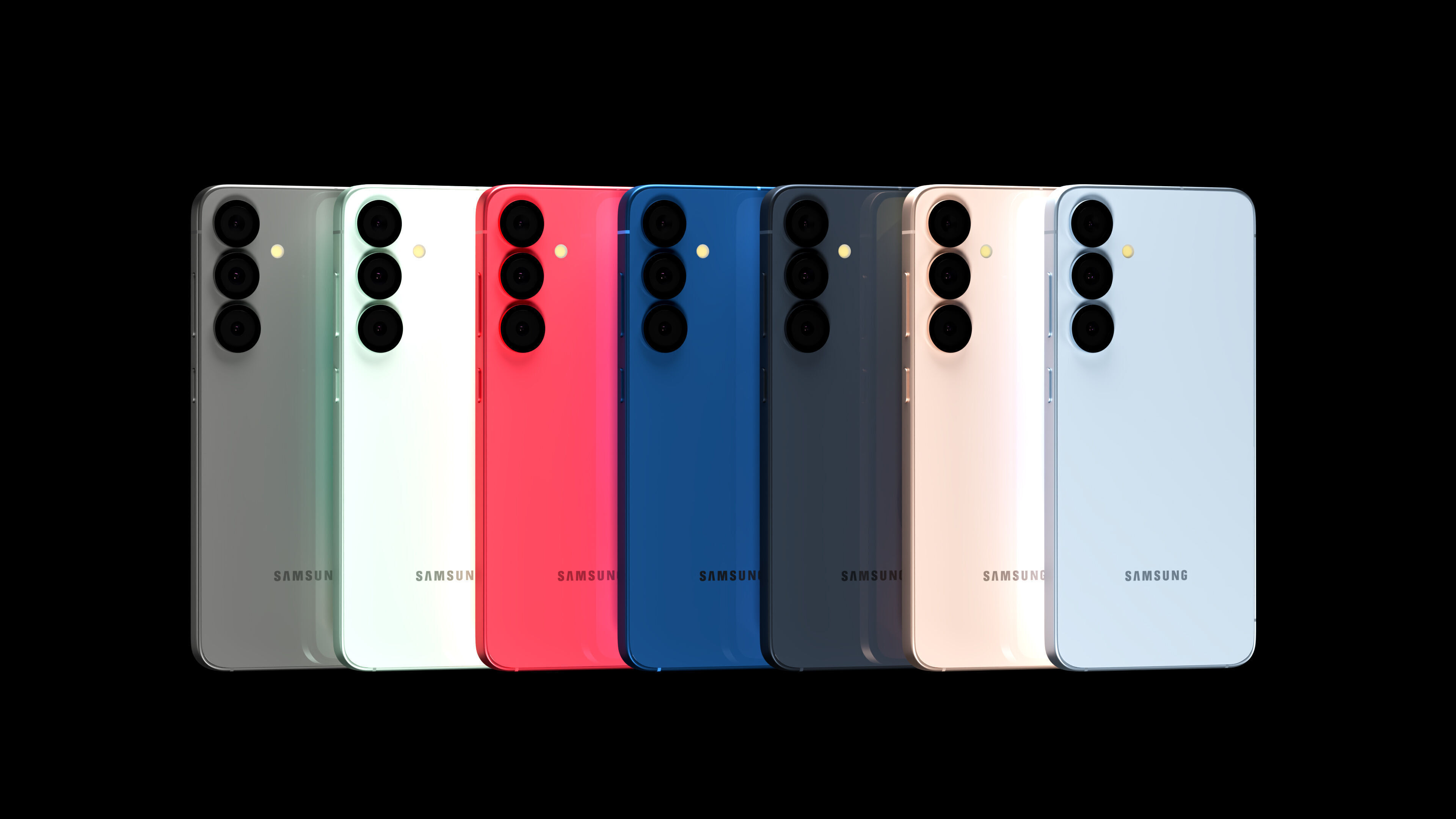 Samsung Galaxy S25 - All colors 3D model_2