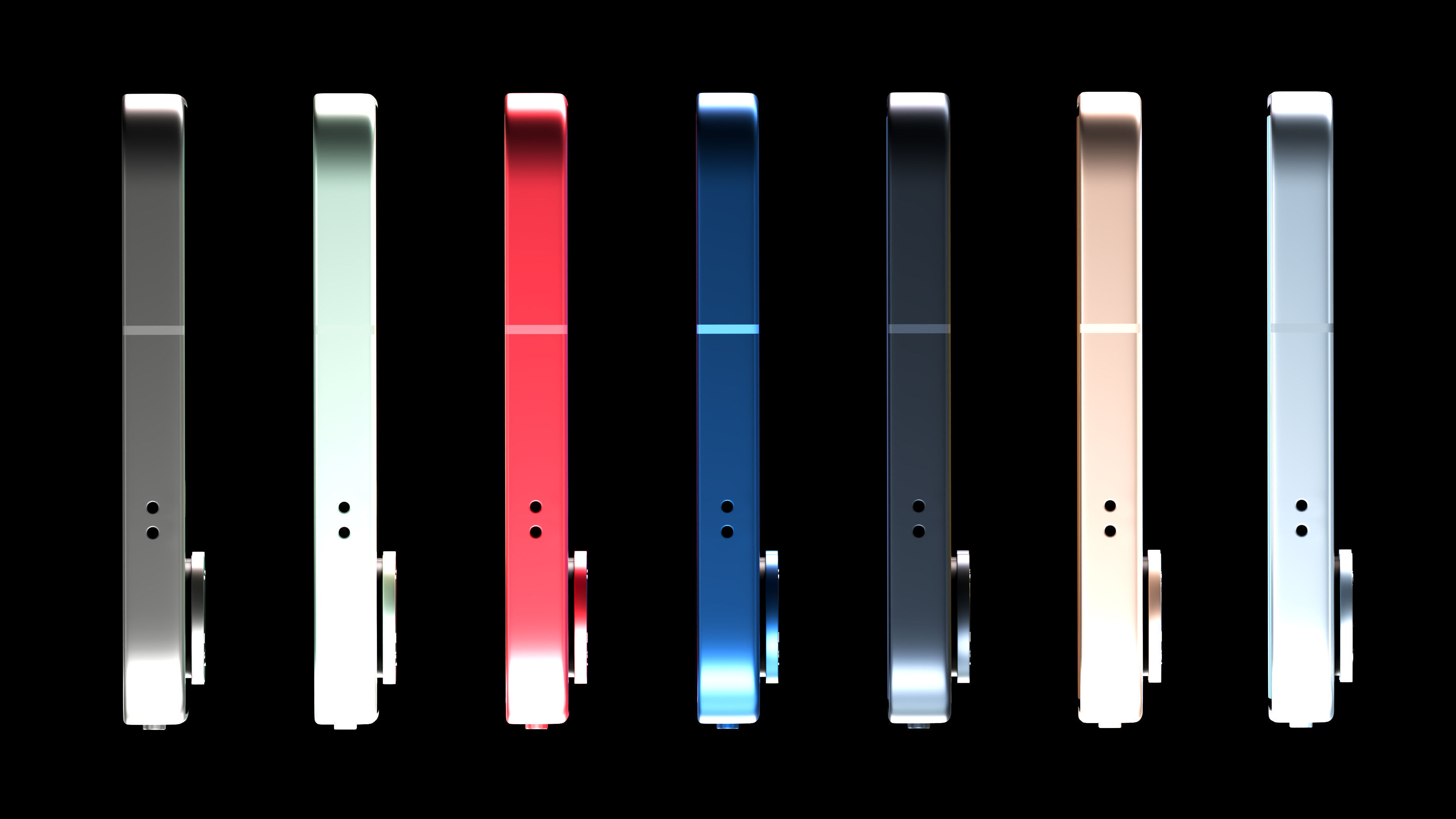 Samsung Galaxy S25 - All colors 3D model_6