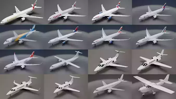 Complete Aircraft Model Collection  
