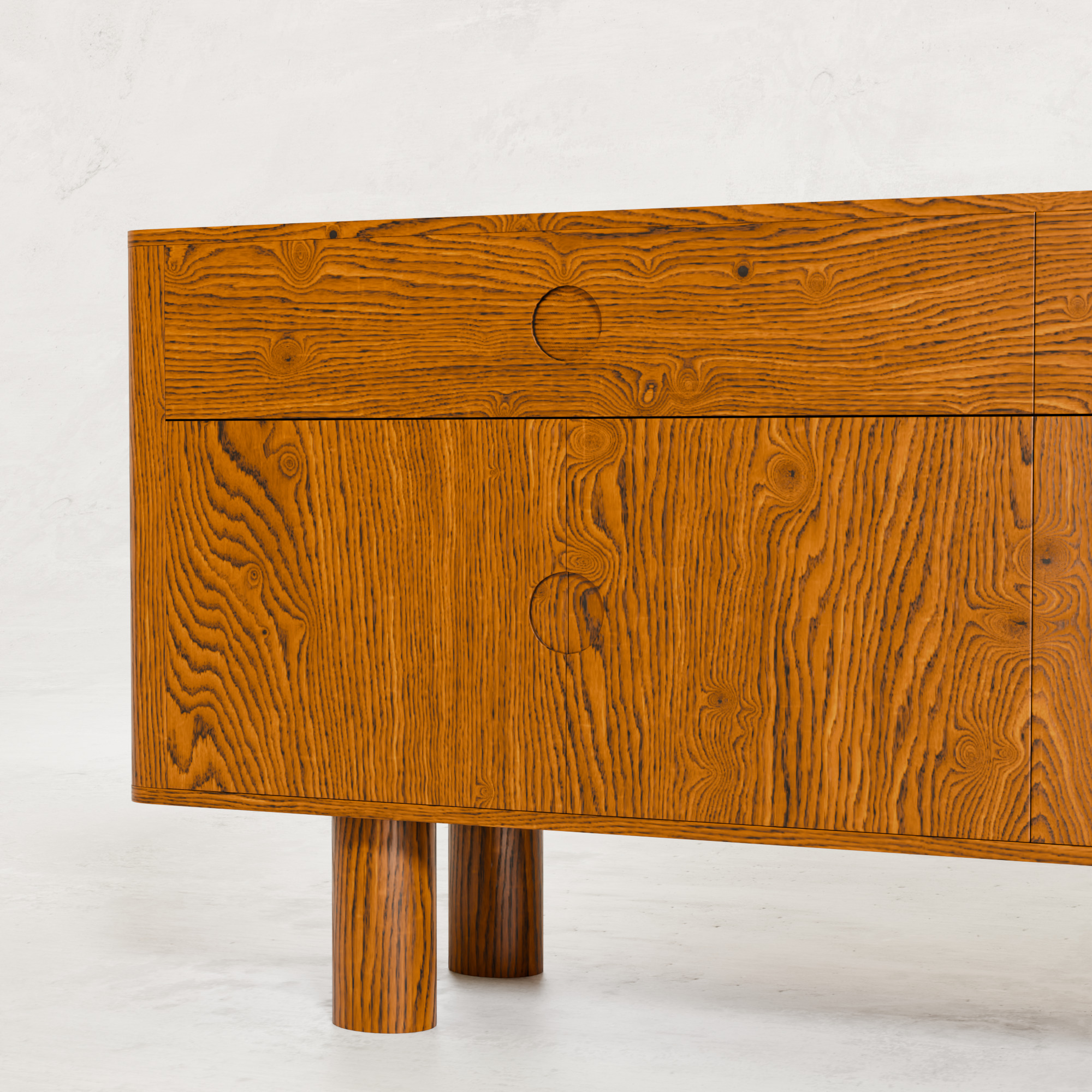 Sideboard Low-poly 3D model_6