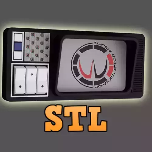 Sci-Fi HUD Mobile Insert Case STL Inspired by Andor Star Wars