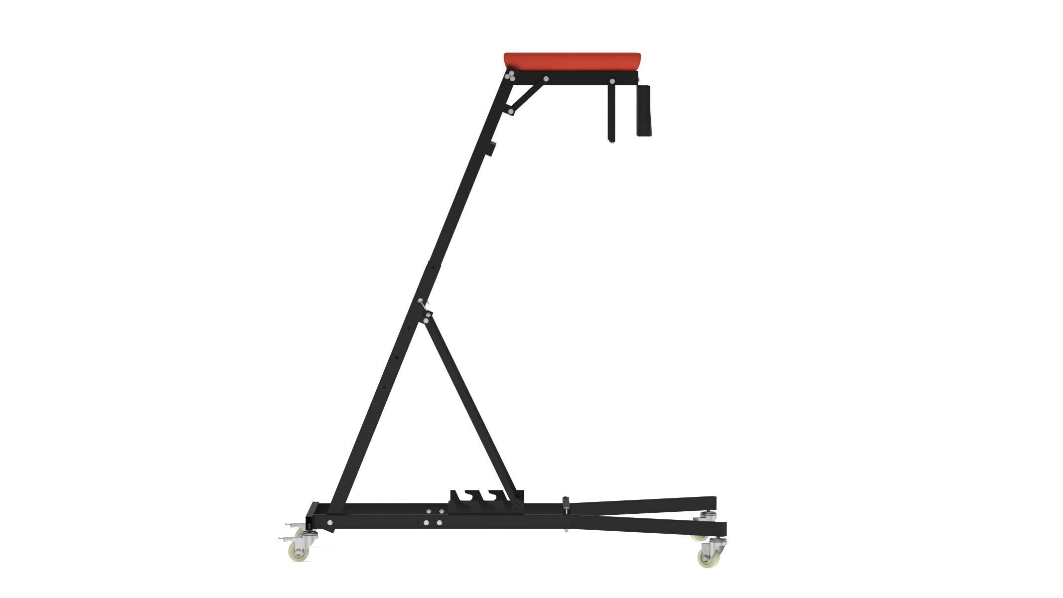 Garage Elevated Creeper Adjustable Topside Mechanic Seat 3D model_7