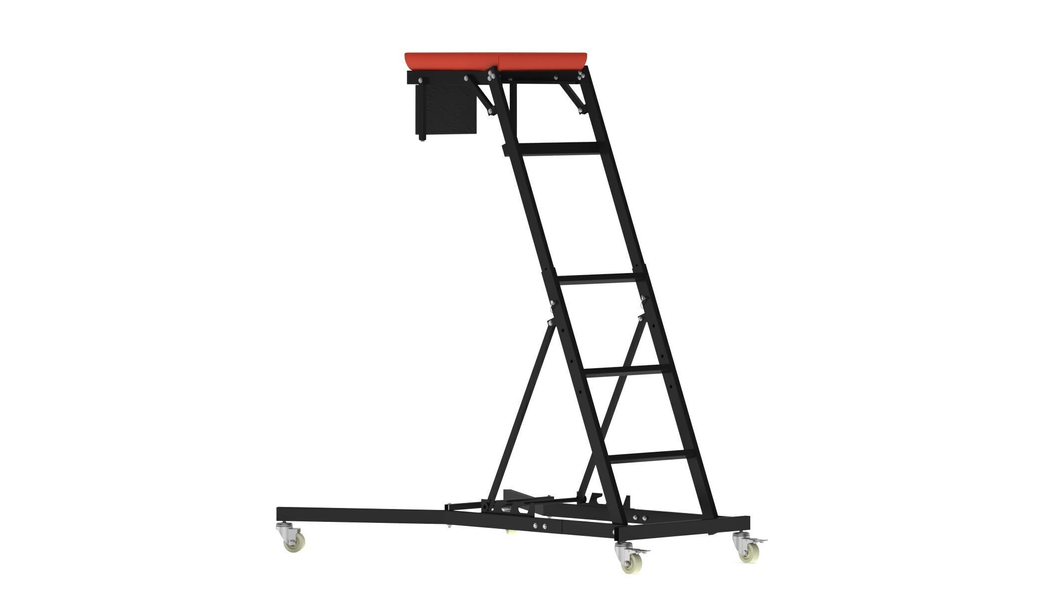 Garage Elevated Creeper Adjustable Topside Mechanic Seat 3D model_2